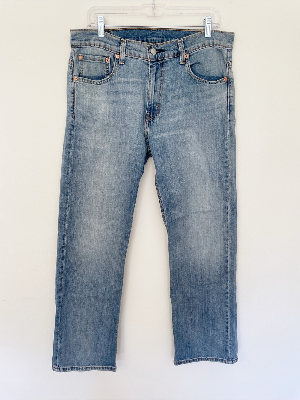 Y2K Levis 569 Loose Straight Jeans Mens 33x32 Blue Baggy Relaxed Fit Denim Vtg
